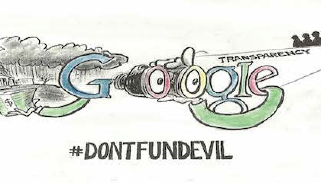 Google dont fund evil slide 2