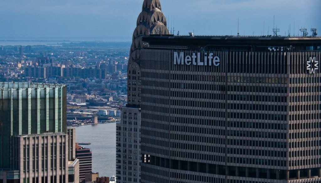 The Chrysler Building and the MetLife Tower