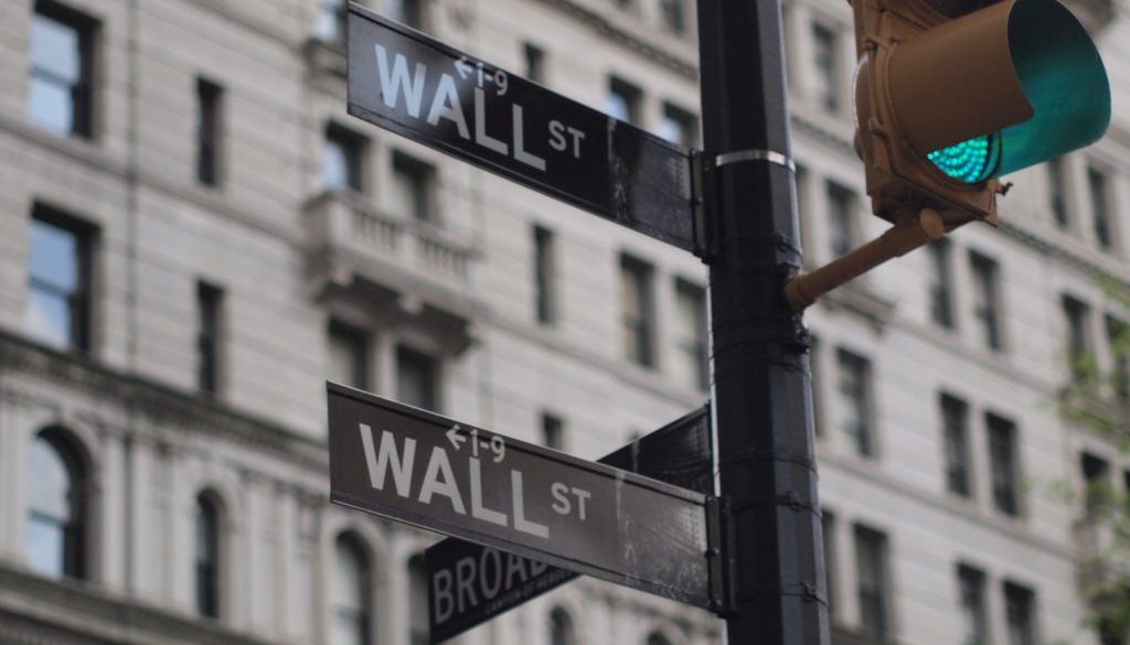 photo of Wall Street sign