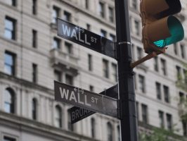 photo of Wall Street sign